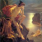 Joseph Noel Paton Canvas Paintings - Oberon and the Mermaid